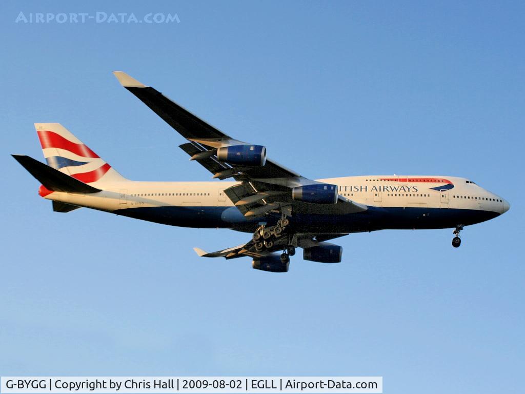 G-BYGG, 1999 Boeing 747-436 C/N 28859, British Airways