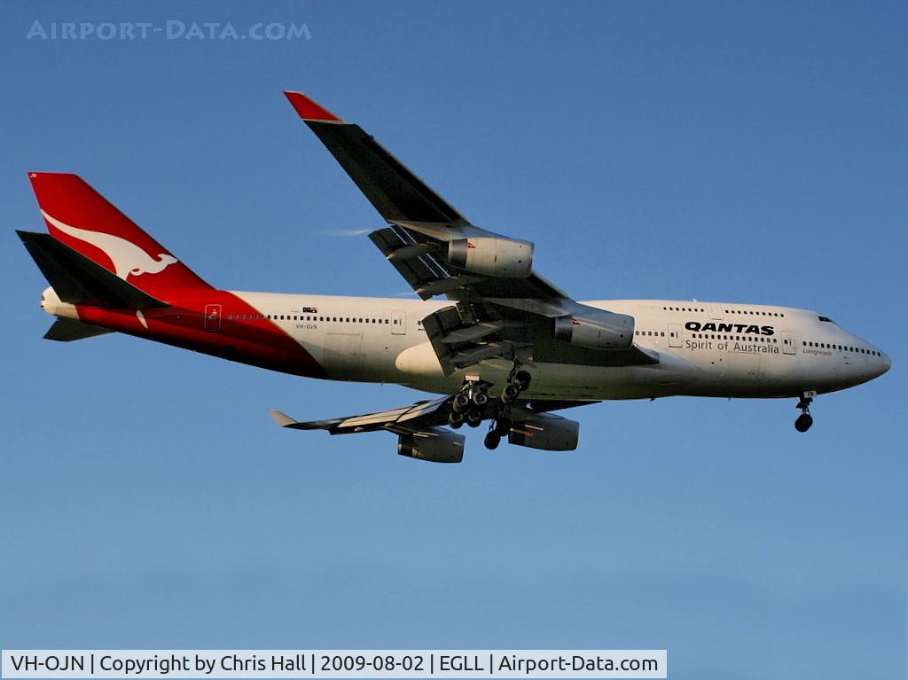 VH-OJN, 1991 Boeing 747-438 C/N 25315, Qantas