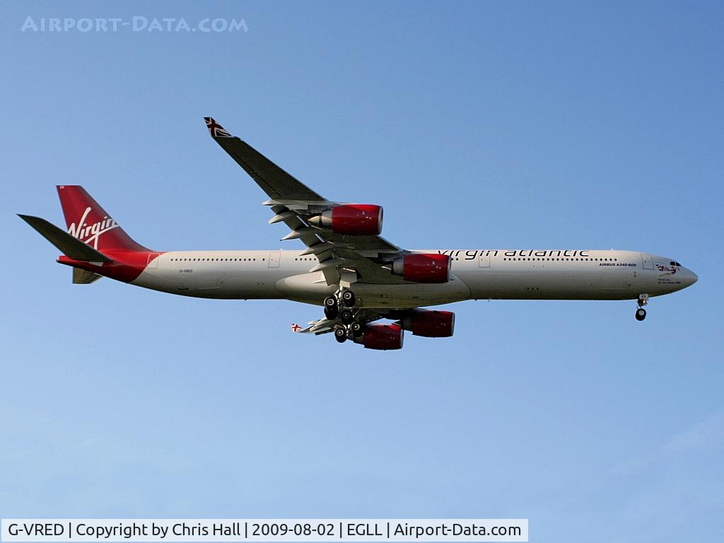 G-VRED, 2006 Airbus A340-642 C/N 768, Virgin Atlantic