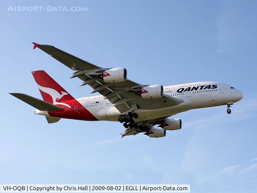 VH-OQB, 2008 Airbus A380-842 C/N 015, Qantas