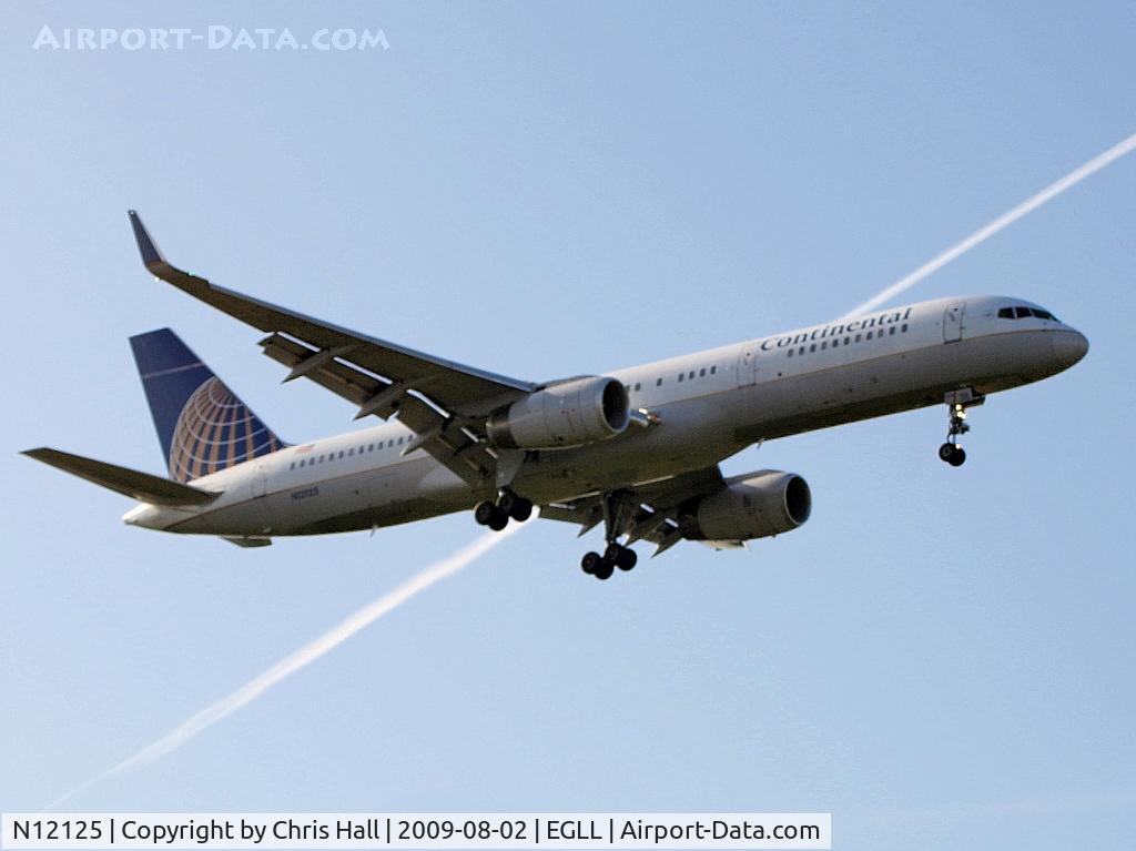 N12125, 1998 Boeing 757-224 C/N 28967, Continental
