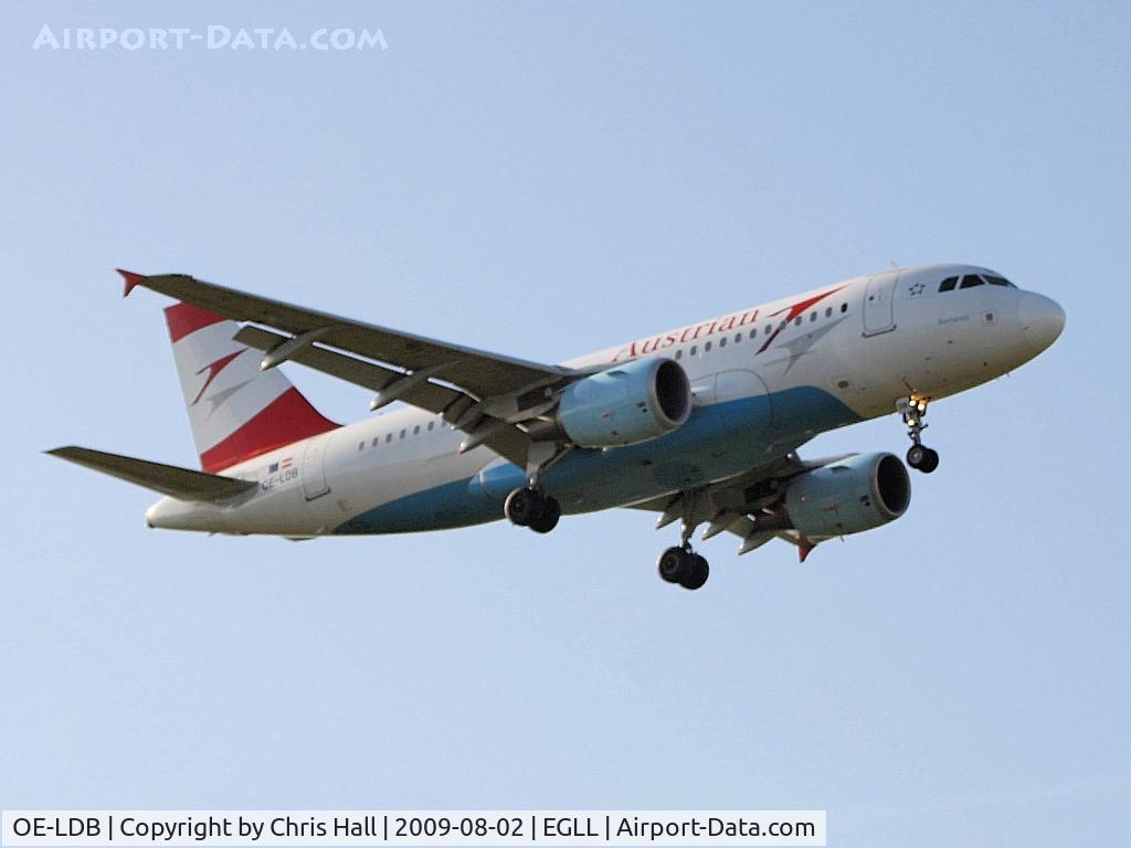 OE-LDB, 2004 Airbus A319-112 C/N 2174, Austrian Airlines