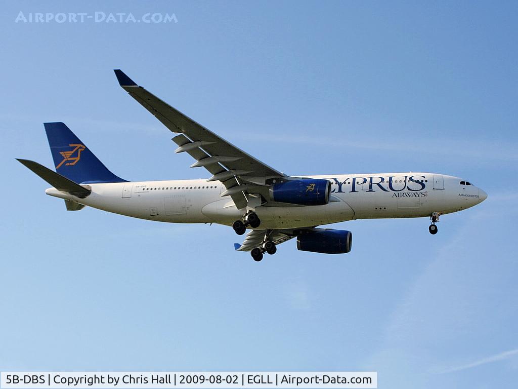 5B-DBS, 2002 Airbus A330-243 C/N 505, Cyprus Airways