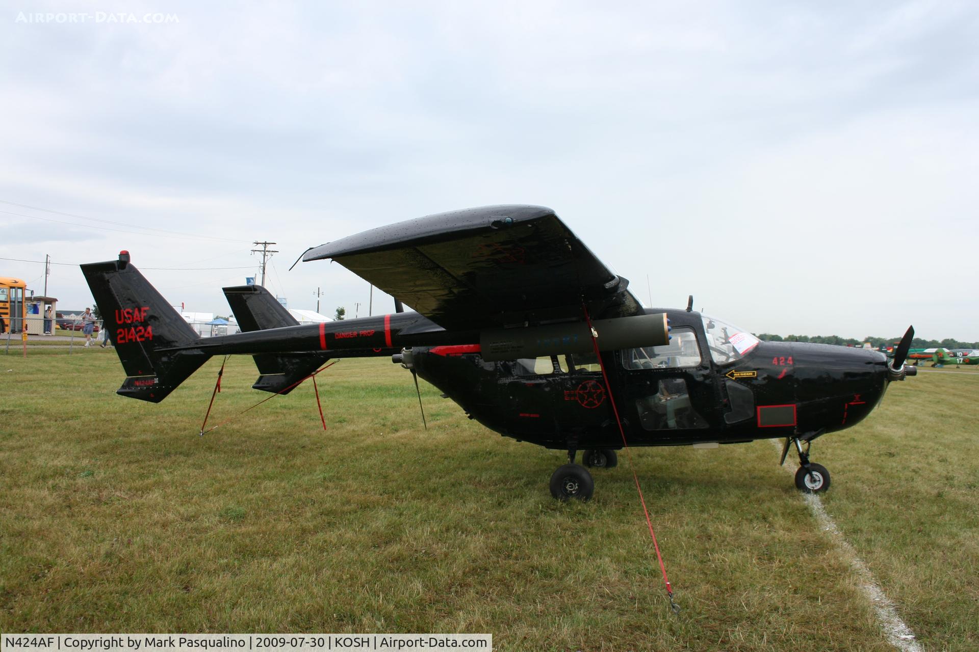 N424AF, 1967 Cessna O-2A Super Skymaster C/N 337M-0130, Cessna 0-2A