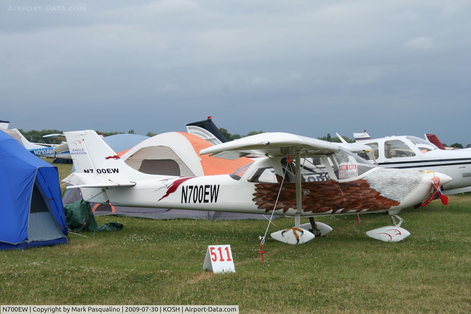 N700EW, 2007 Eagle Aircraft Co Llc EA-100 C/N 1001, EA-100