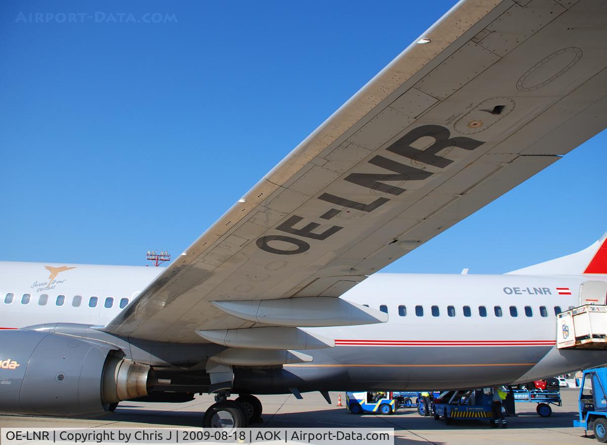 OE-LNR, 2005 Boeing 737-8Z9 C/N 33833, Wingview of OE-LNR