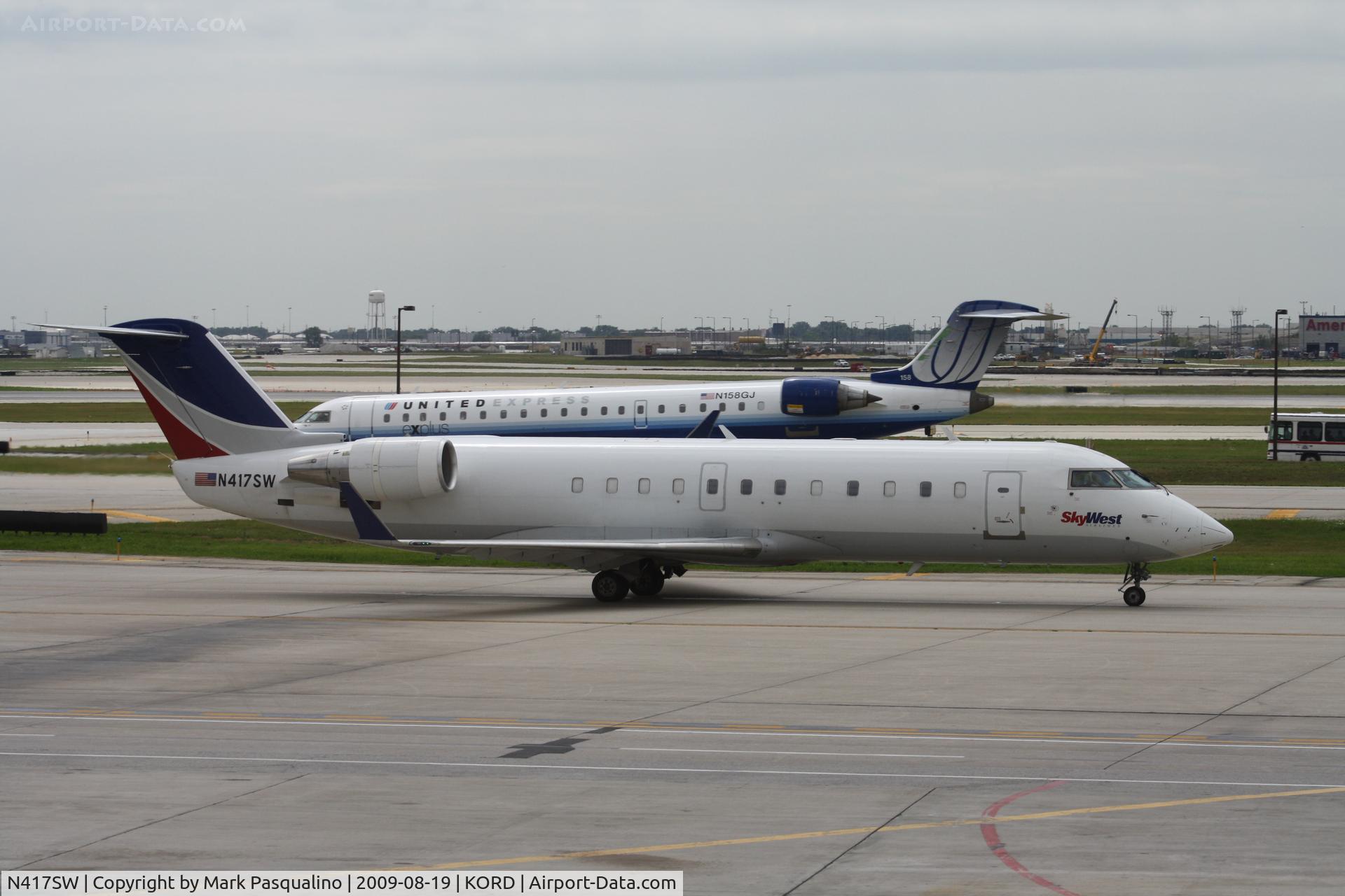 N417SW, 2000 Bombardier CRJ-200LR (CL-600-2B19) C/N 7400, CL-600-2B19