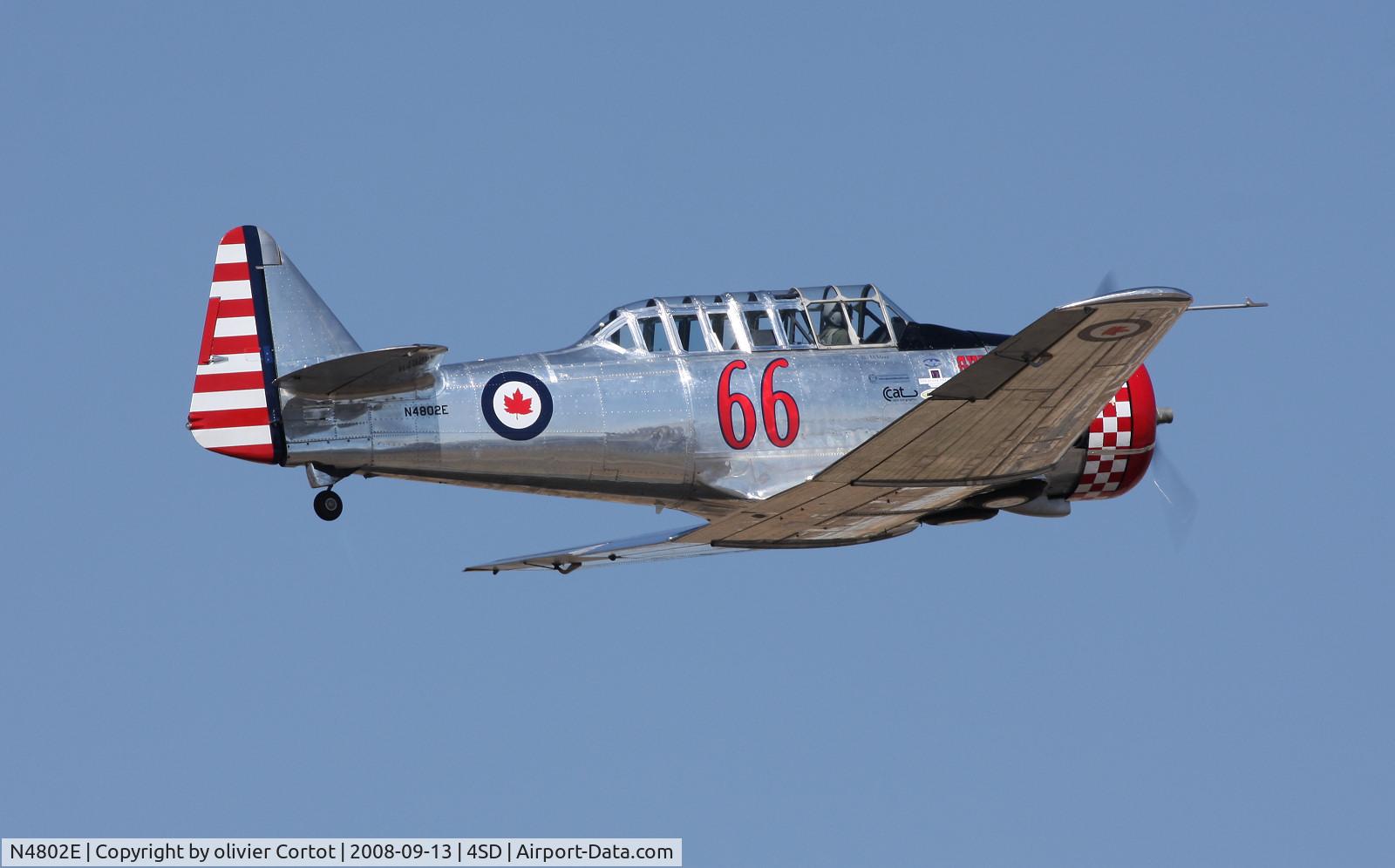 N4802E, 1961 North American AT-6A Texan C/N AJ-968, taking off