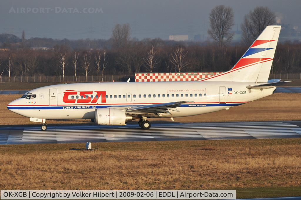 OK-XGB, 1992 Boeing 737-55S C/N 26540, at dus