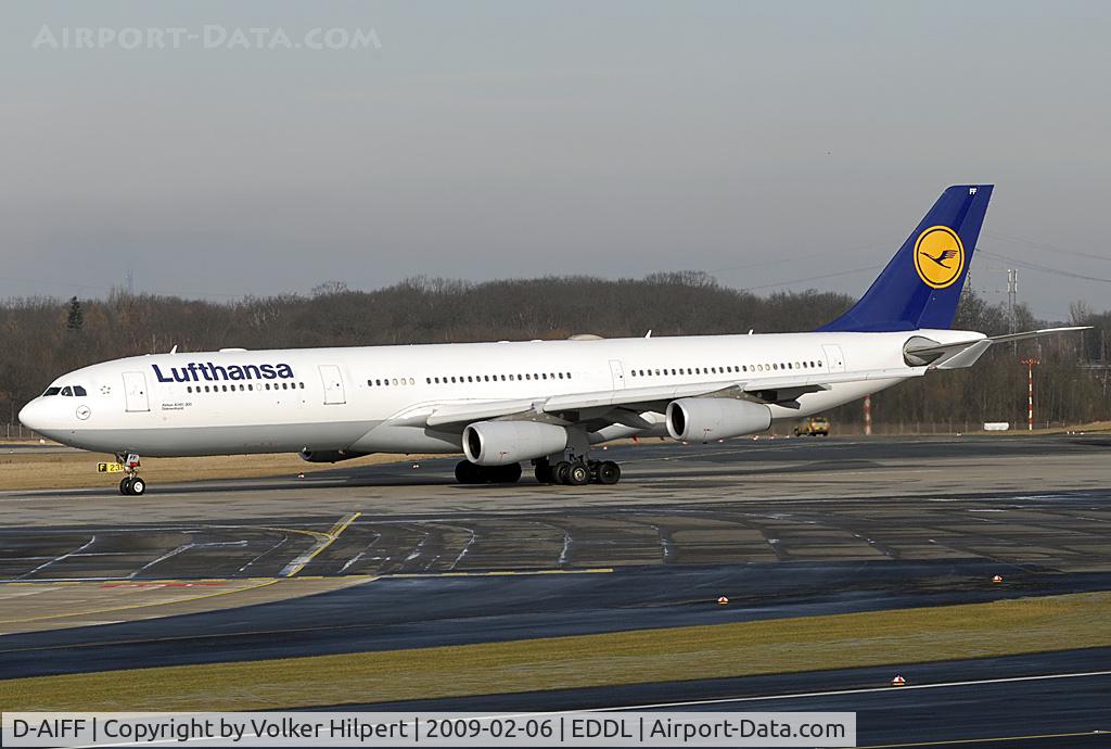 D-AIFF, 2001 Airbus A340-313X C/N 447, at dus