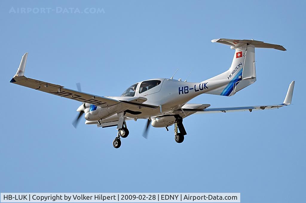 HB-LUK, 2008 Diamond DA-42 Twin Star C/N 42.337, at fdh