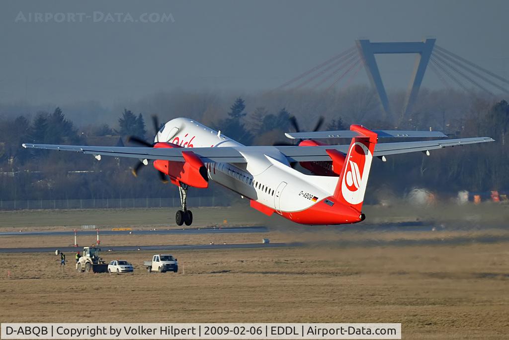 D-ABQB, 2008 De Havilland Canada DHC-8-402Q Dash 8 C/N 4226, at dus