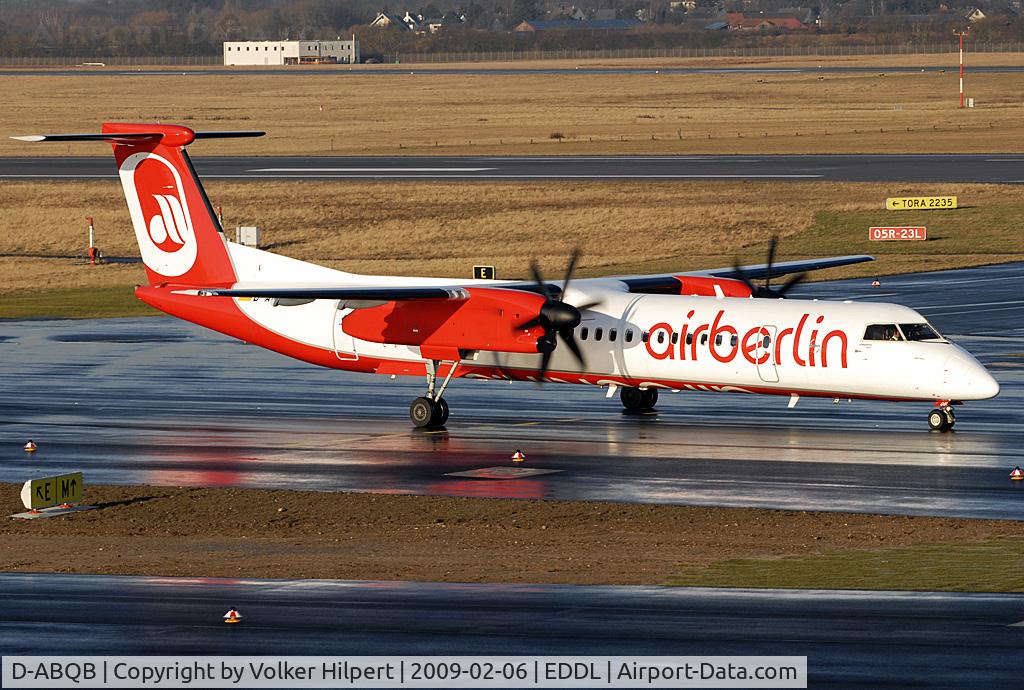 D-ABQB, 2008 De Havilland Canada DHC-8-402Q Dash 8 C/N 4226, at dus