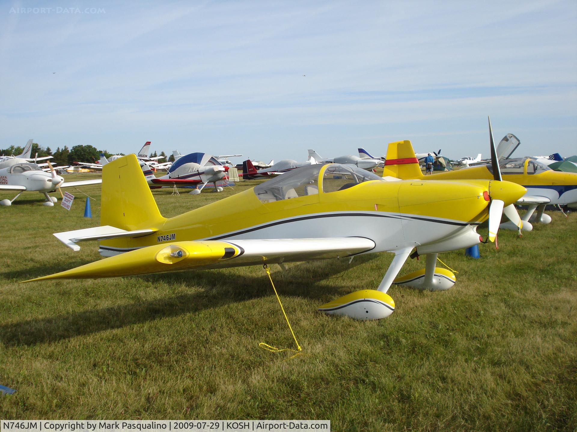 N746JM, 2007 Vans RV-7 C/N 71695, RV-7