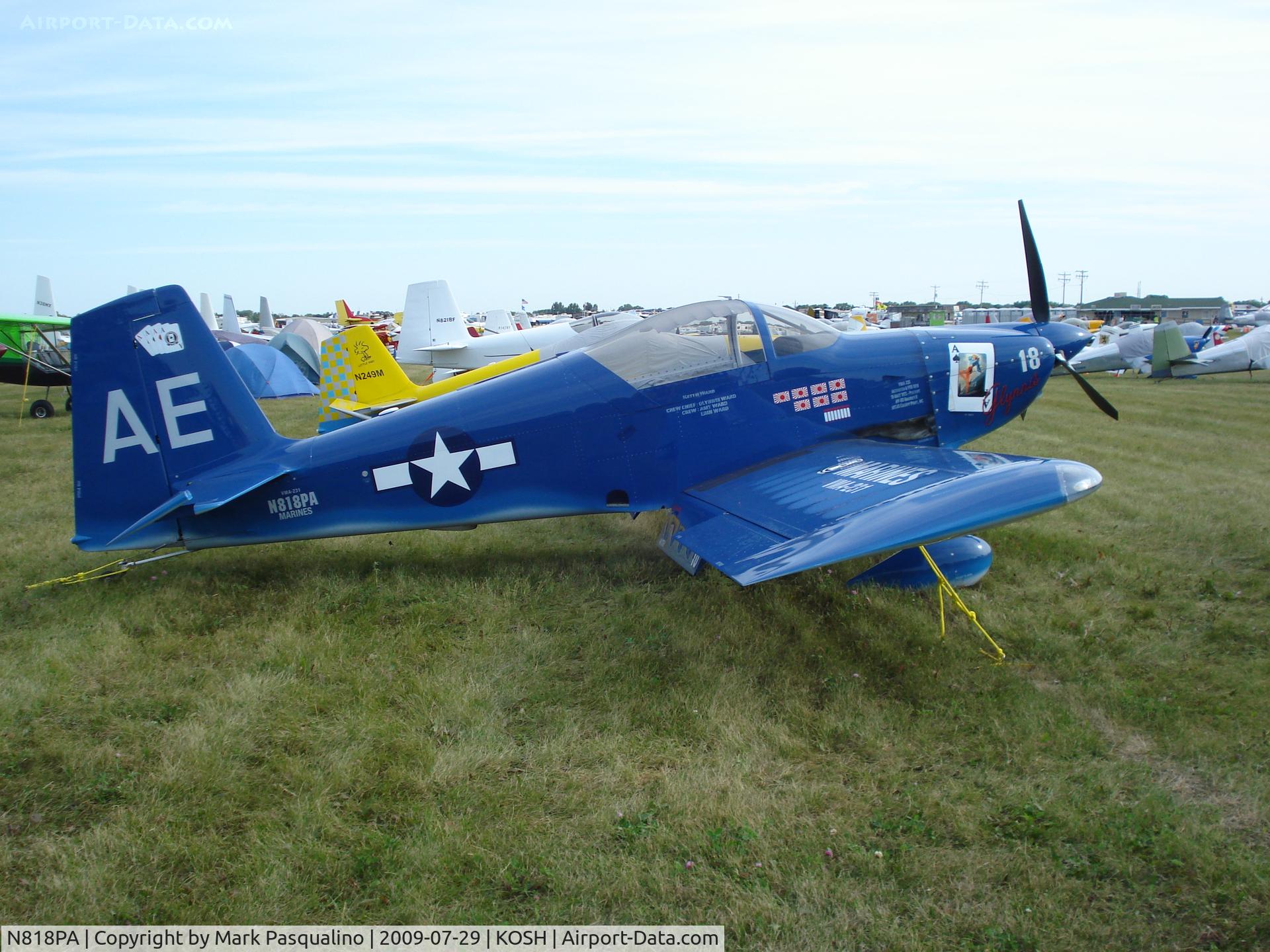N818PA, 2007 Vans RV-7 C/N 72372, RV-7