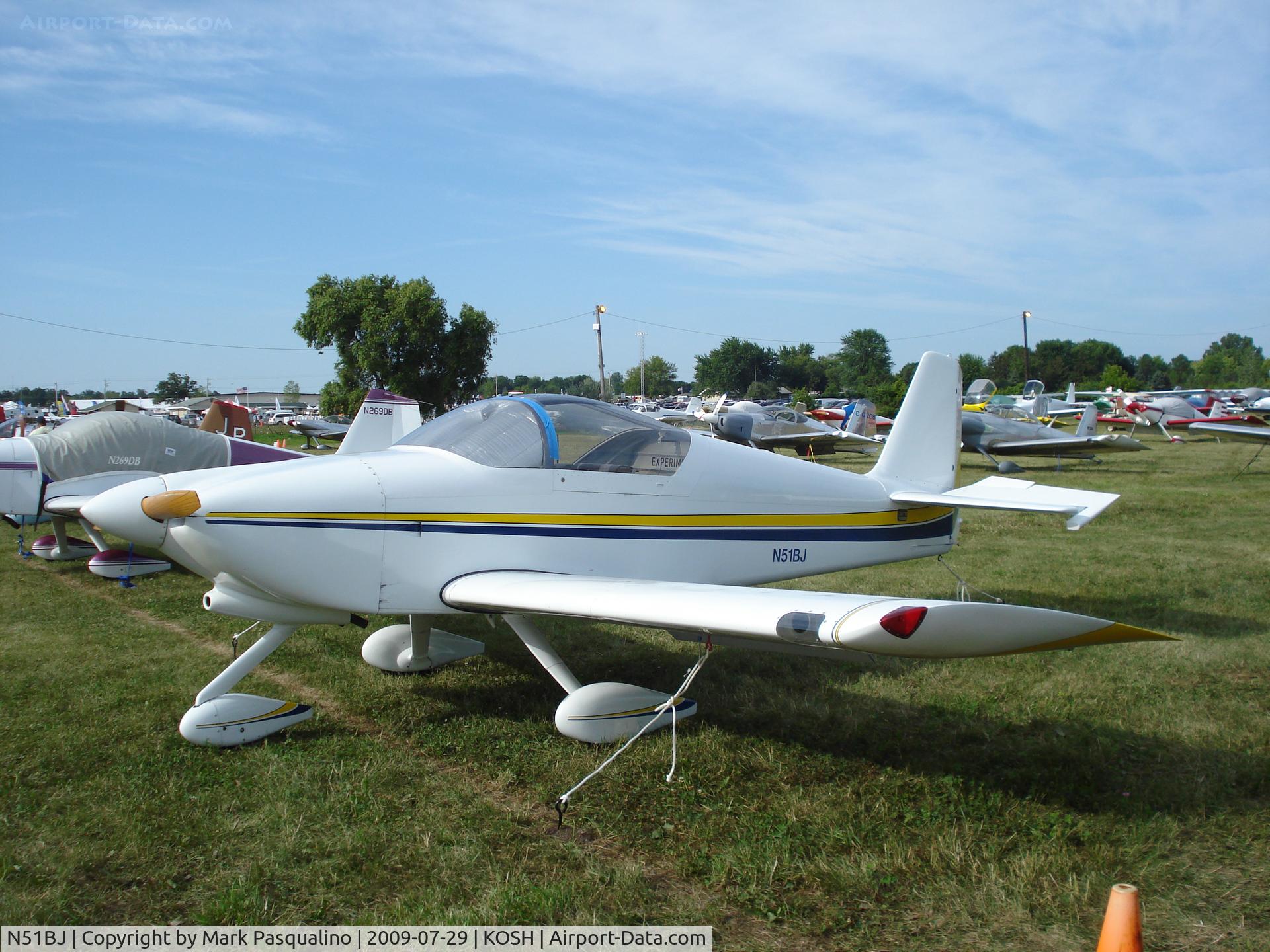 N51BJ, 1992 Vans RV-6A C/N 20453, RV-6A