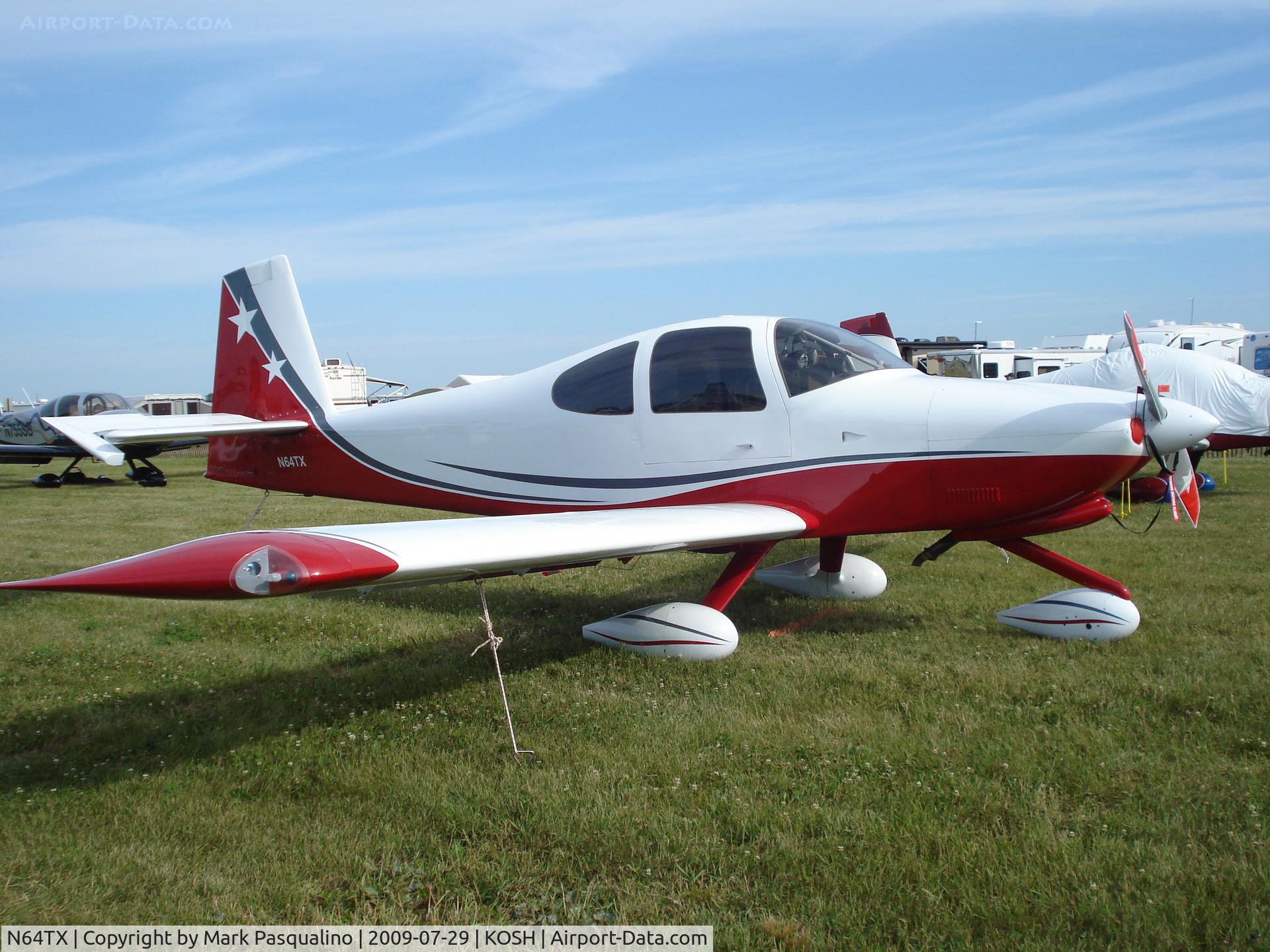 N64TX, 2008 Vans RV-10 C/N 40378, RV-10