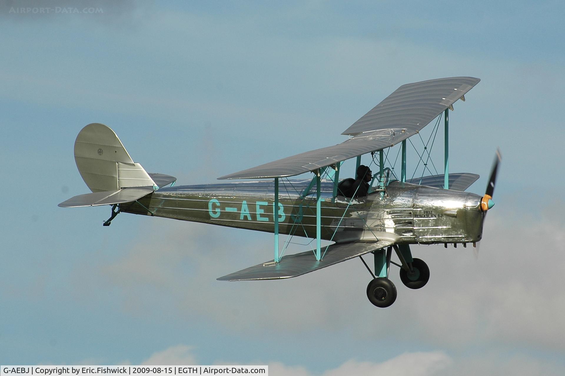 G-AEBJ, 1936 Blackburn B.2 Series 1 C/N 6300/8, 43. G-AEBJ at Shuttleworth Evening Air Display Aug 09