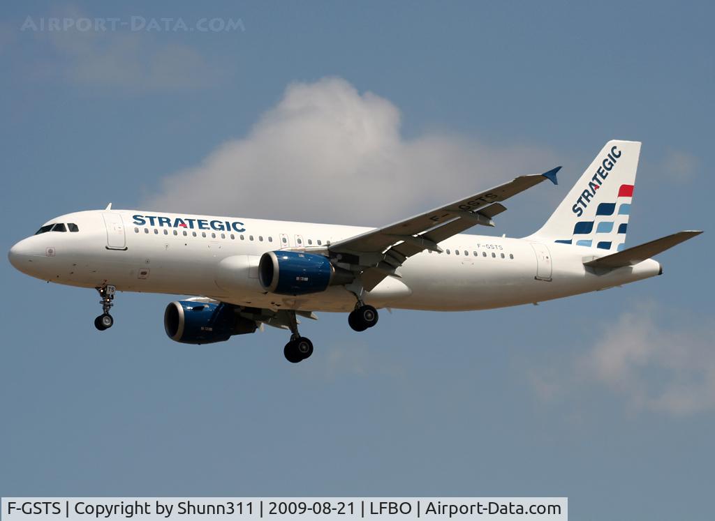 F-GSTS, 1993 Airbus A320-212 C/N 420, Landing rwy 32L