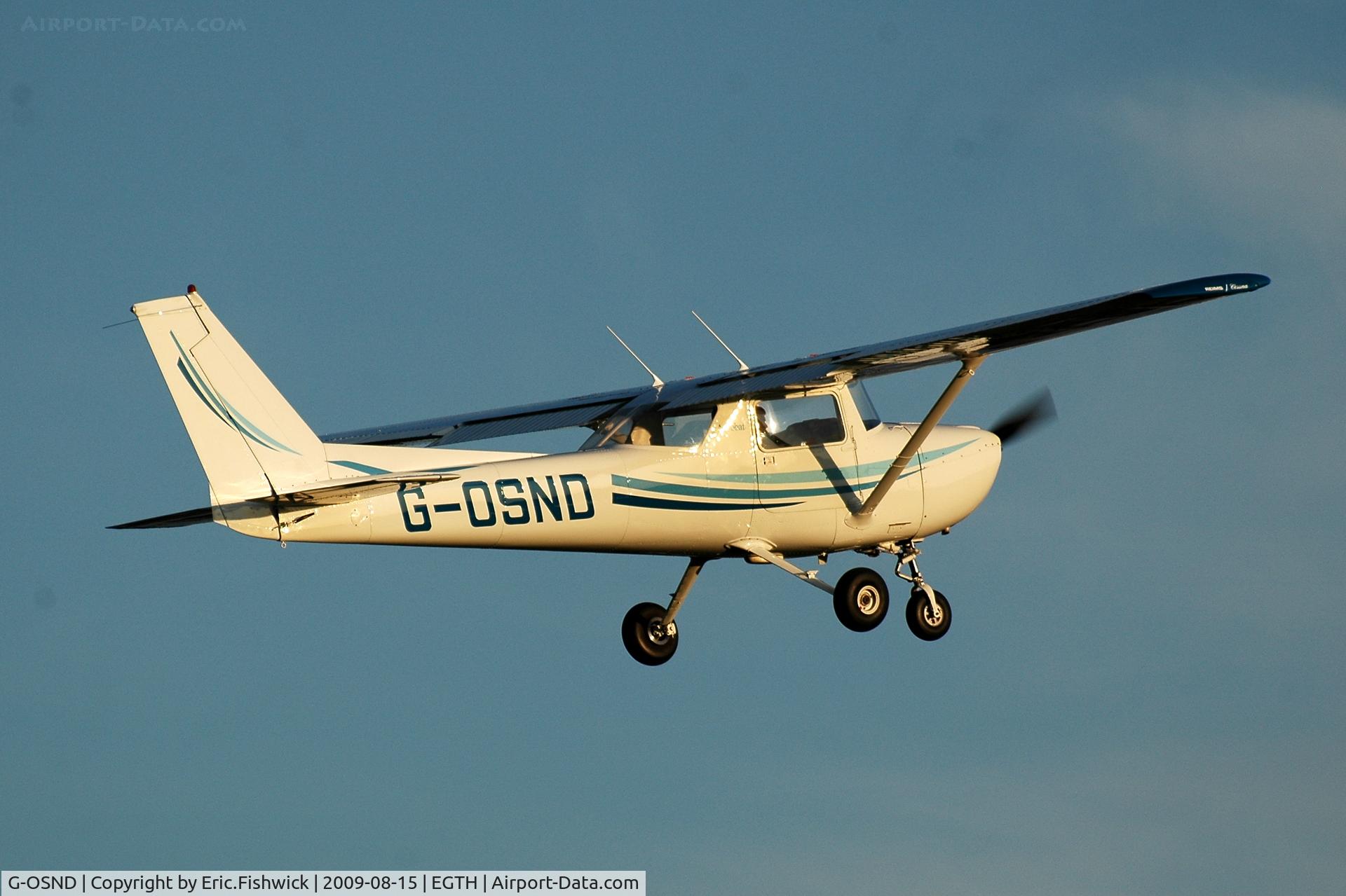 G-OSND, 1975 Reims FRA150M Aerobat C/N 0272, 4. G-OSND departing Shuttleworth Evening Air Display Aug 09