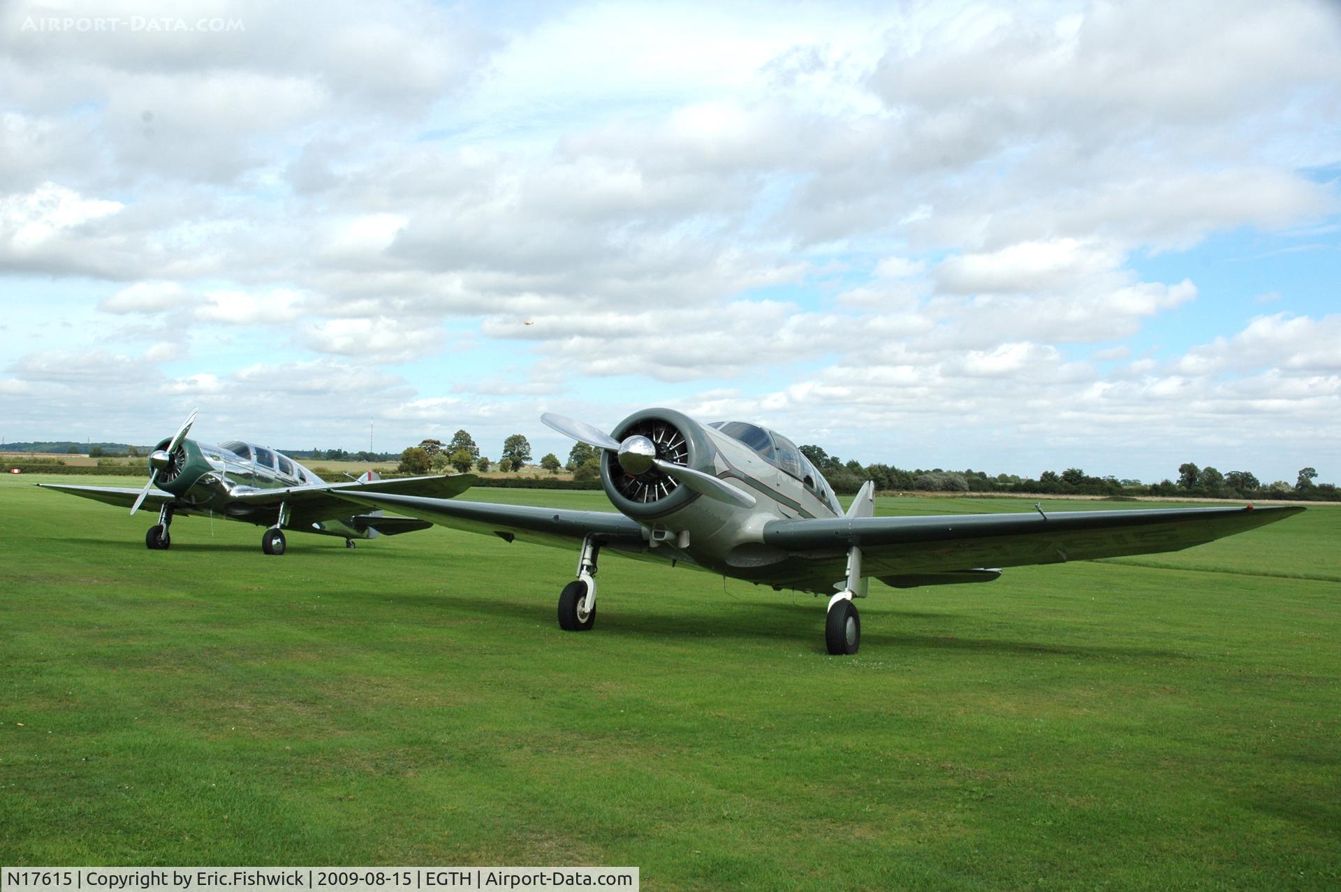 N17615, 1938 Spartan 7W Executive C/N 14, 5. N17615 at Shuttleworth Evening Air Display Aug 09