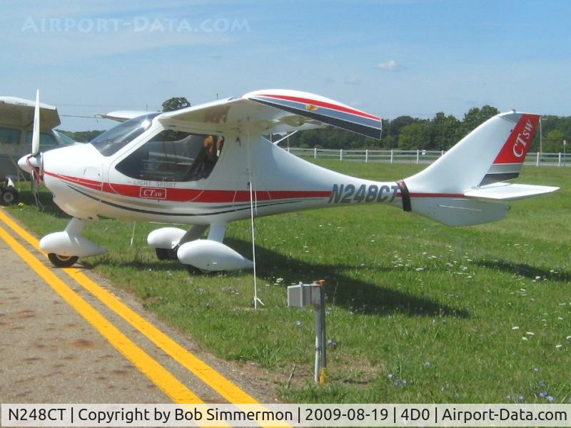 N248CT, 2006 Flight Design CTSW C/N 06-12-15, On the ramp at Grand Ledge, Michigan