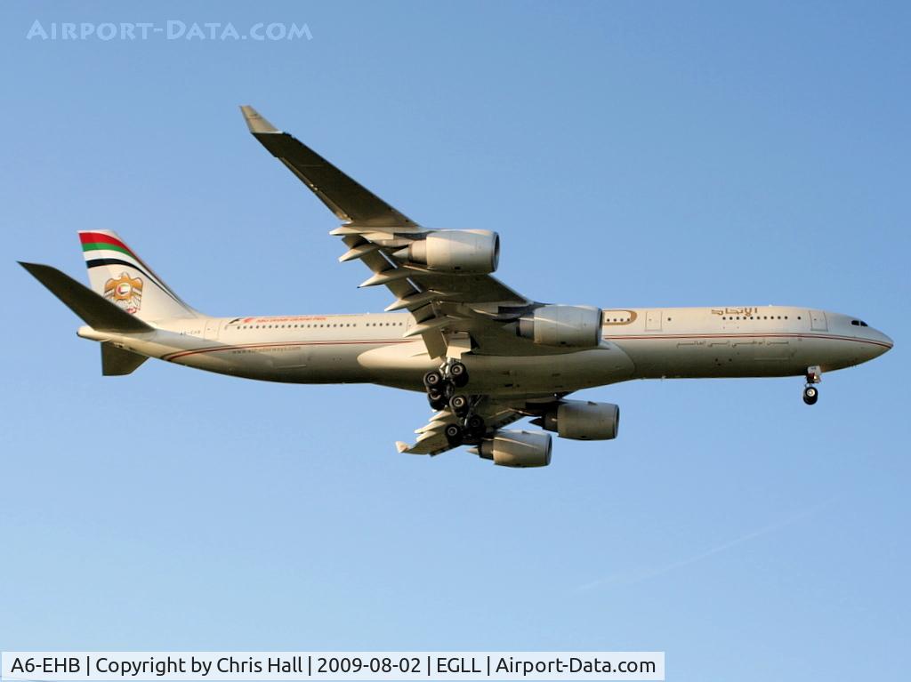 A6-EHB, 2006 Airbus A340-541 C/N 757, Etihad Airways