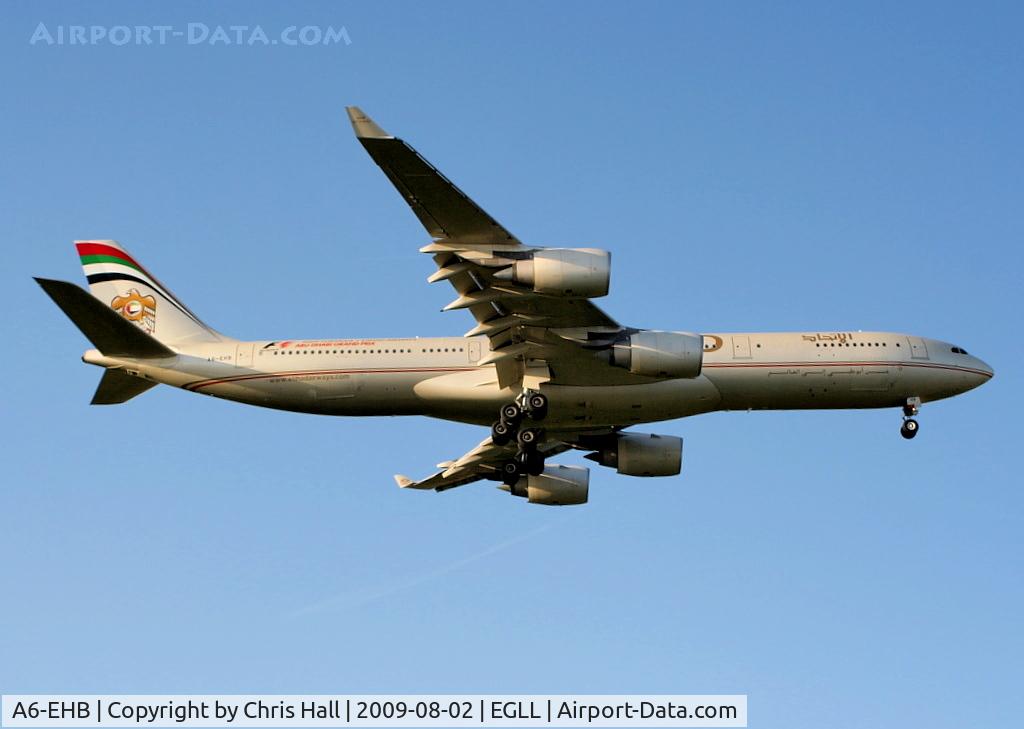 A6-EHB, 2006 Airbus A340-541 C/N 757, Etihad Airways