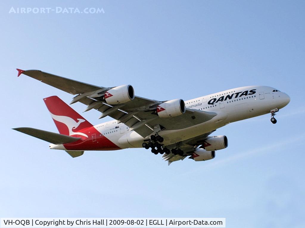 VH-OQB, 2008 Airbus A380-842 C/N 015, Qantas