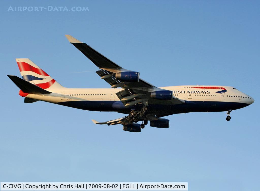 G-CIVG, 1995 Boeing 747-436 C/N 25813, British Airways