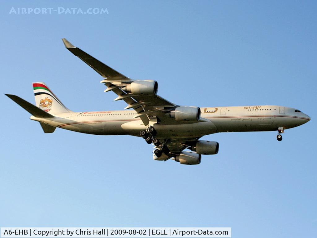 A6-EHB, 2006 Airbus A340-541 C/N 757, Etihad Airways