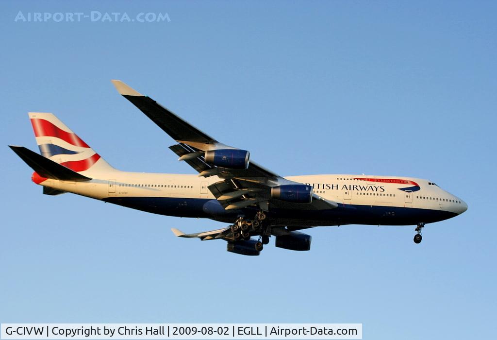 G-CIVW, 1998 Boeing 747-436 C/N 25822, British Airways