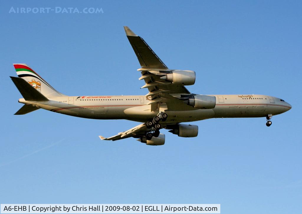 A6-EHB, 2006 Airbus A340-541 C/N 757, Etihad Airways