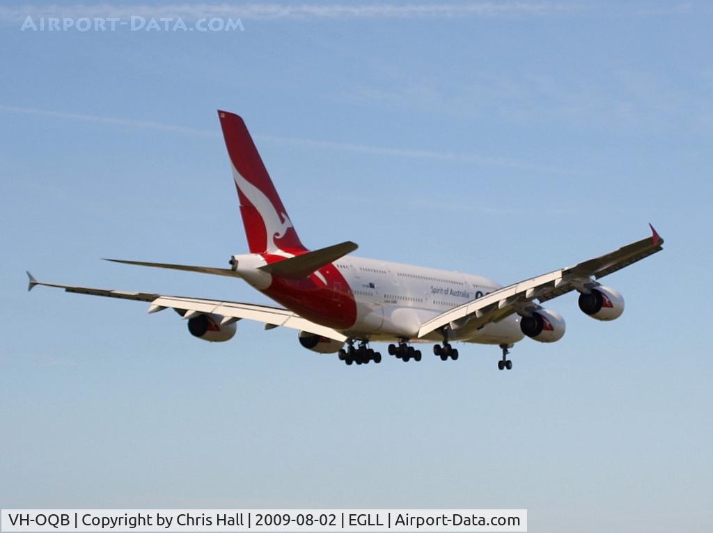 VH-OQB, 2008 Airbus A380-842 C/N 015, Qantas