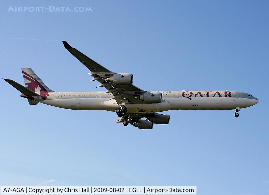 A7-AGA, 2006 Airbus A340-642 C/N 740, Qatar Airways Airbus	A-340-642