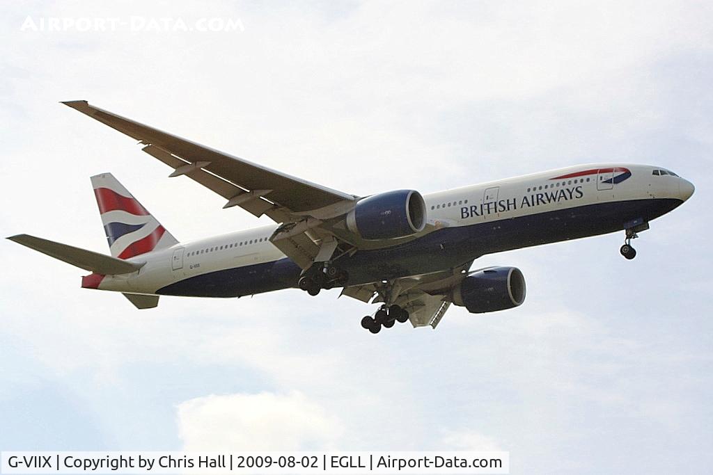 G-VIIX, 1999 Boeing 777-236 C/N 29966, British Airways