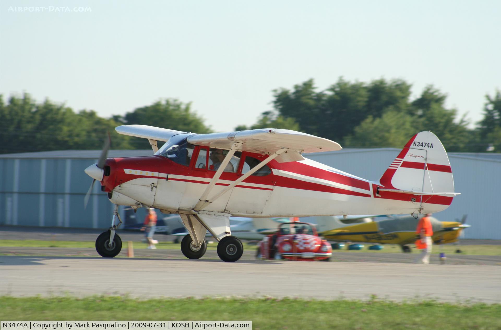 N3474A, 1953 Piper PA-22-135 Tri-Pacer C/N 22-1750, Piper PA-22-135
