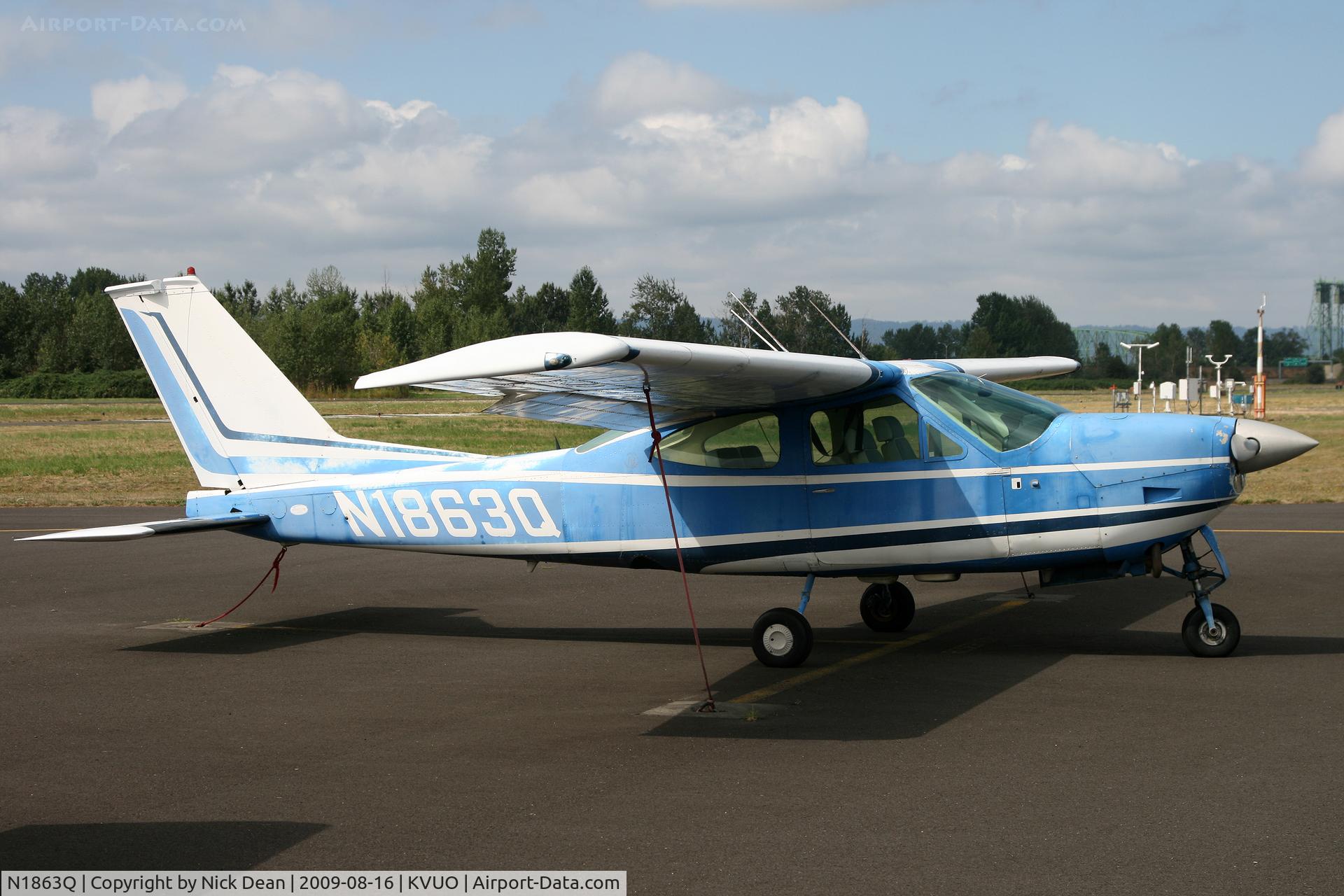 N1863Q, 1972 Cessna 177RG Cardinal C/N 177RG0263, KVUO