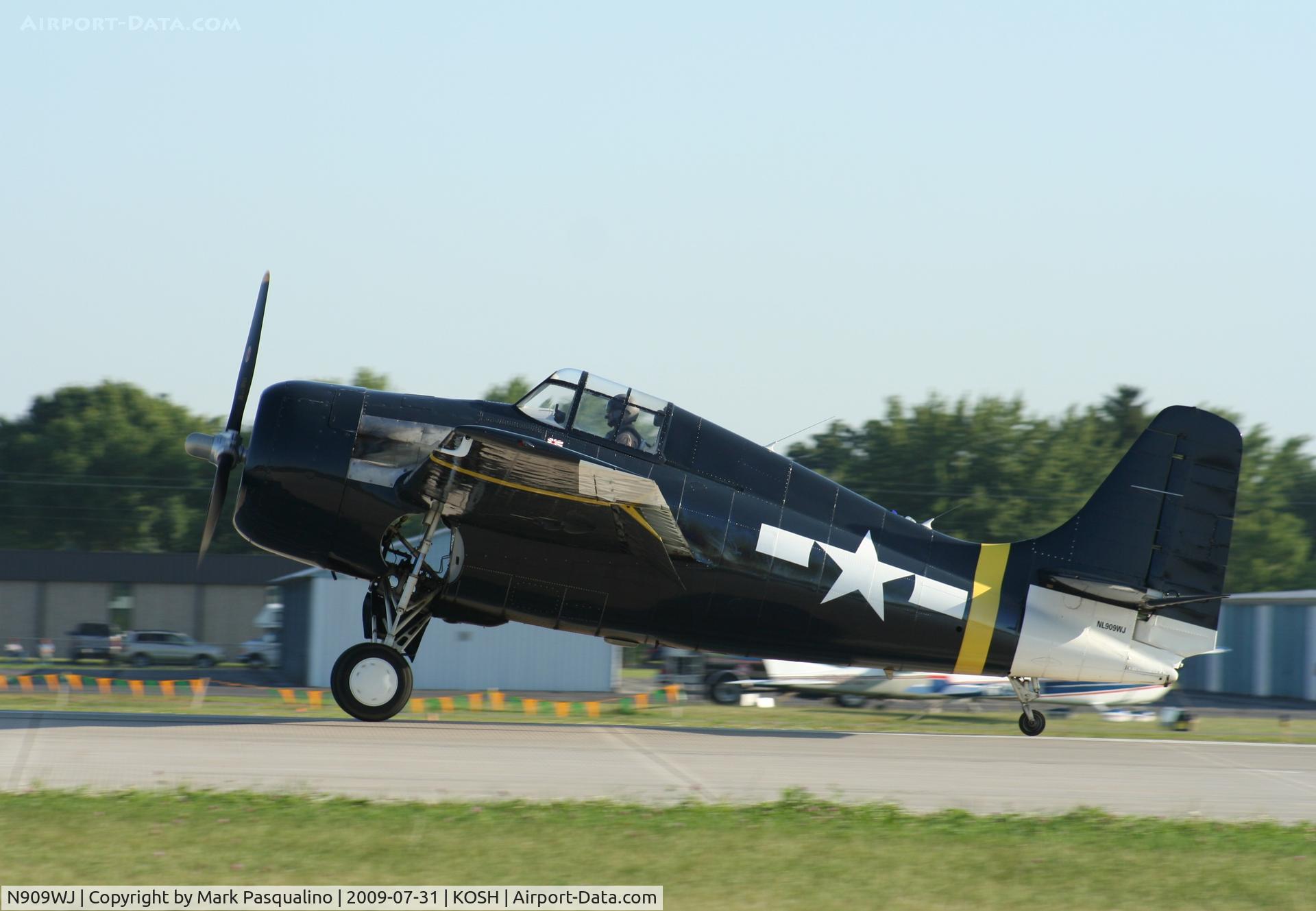 N909WJ, 1944 General Motors (Grumman) FM-2 Wildcat C/N 16203, Grumman FM-2