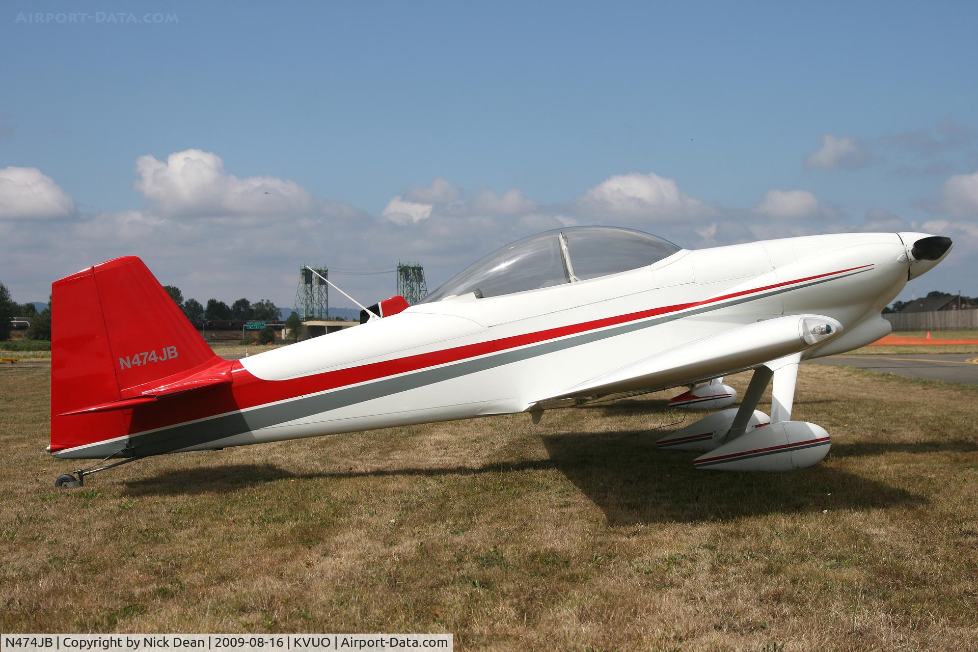 N474JB, 2005 Vans RV-4 C/N 3958, KVUO