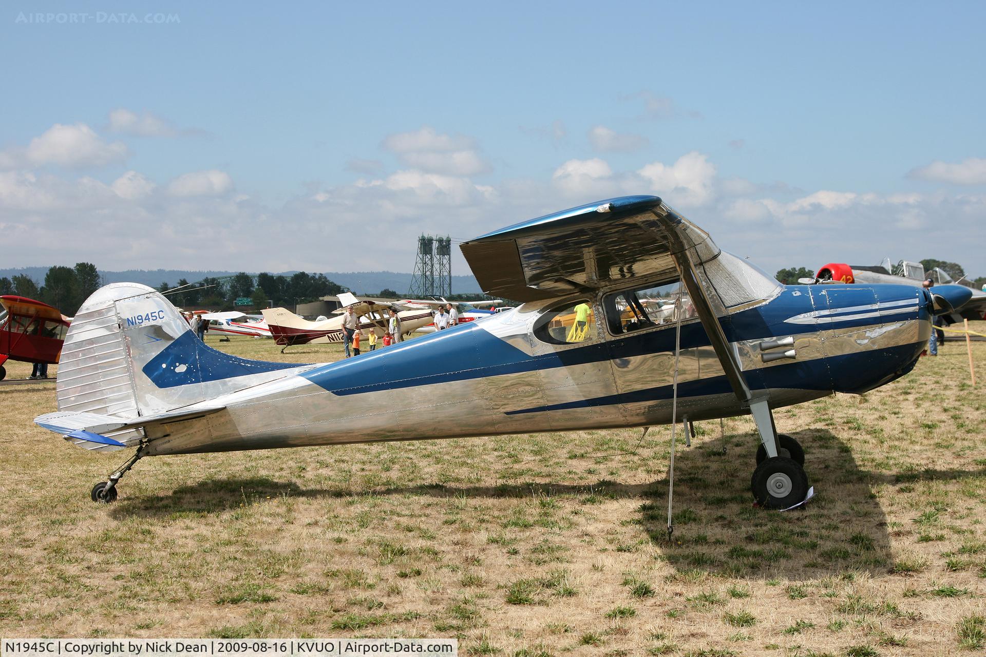 N1945C, 1953 Cessna 170B C/N 26090, KVUO