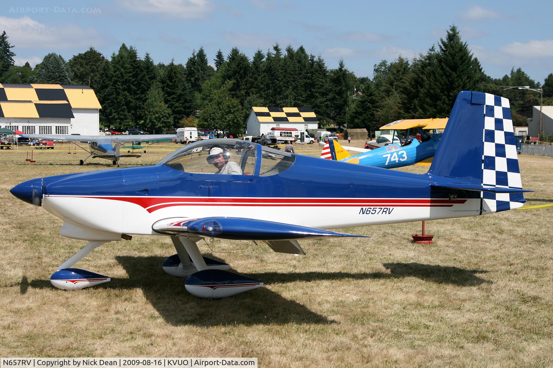 N657RV, 2008 Vans RV-7A C/N 71287, KVUO