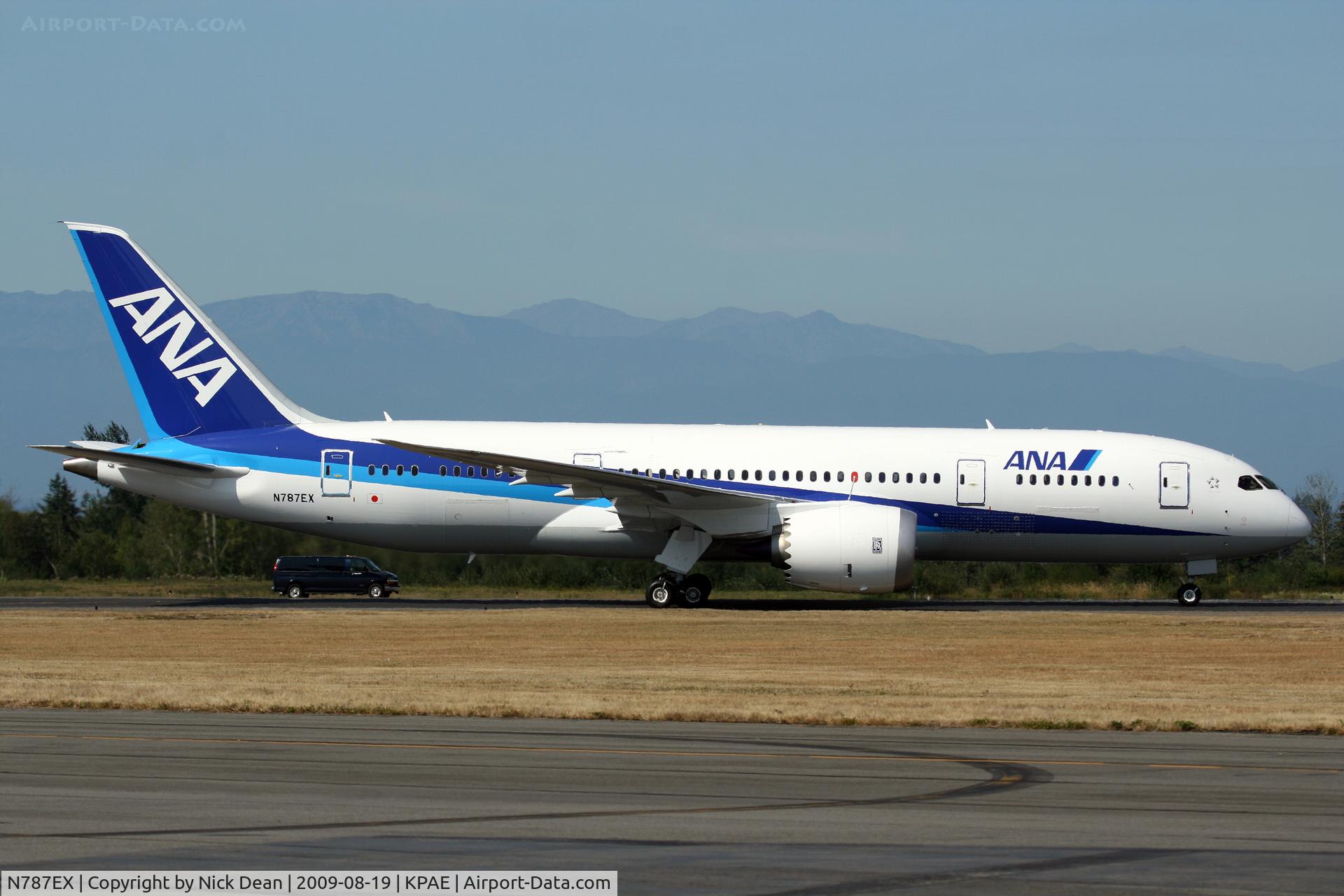 N787EX, 2009 Boeing 787-8 Dreamliner C/N 40691, KPAE
