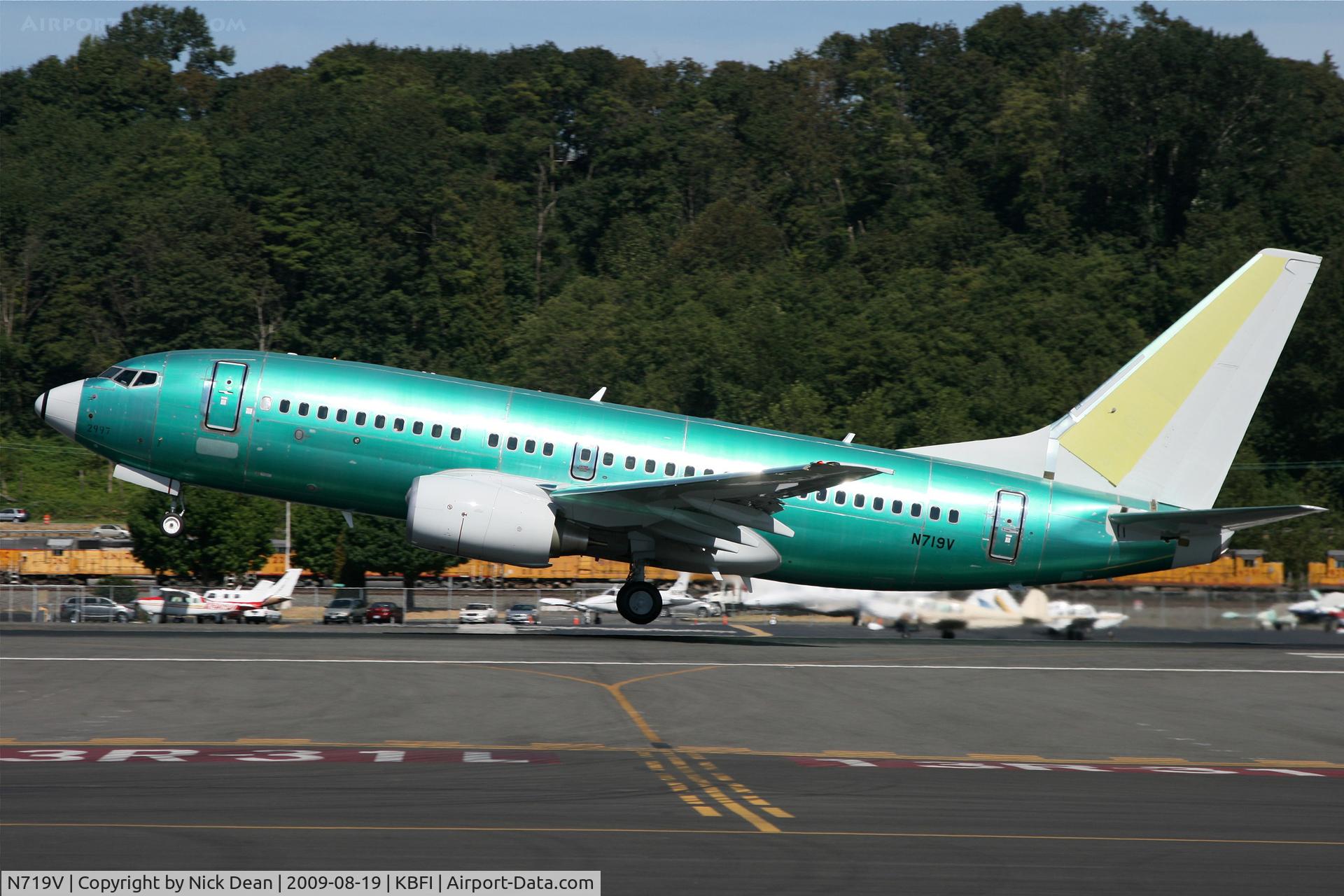 N719V, 2009 Boeing 737-7B5 C/N 37660, KBFI
