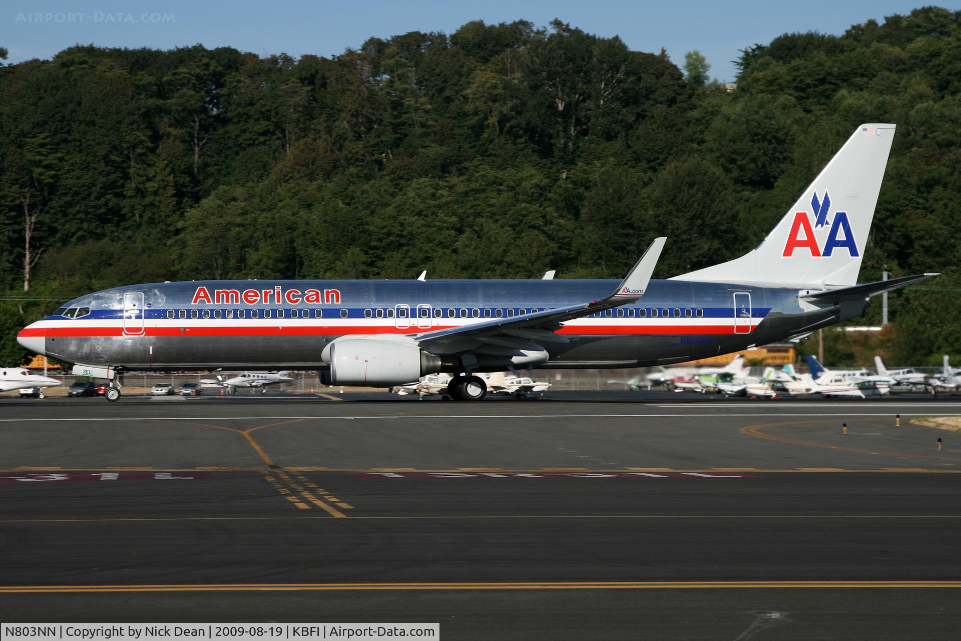 N803NN, 2009 Boeing 737-823 C/N 29566, KBFI