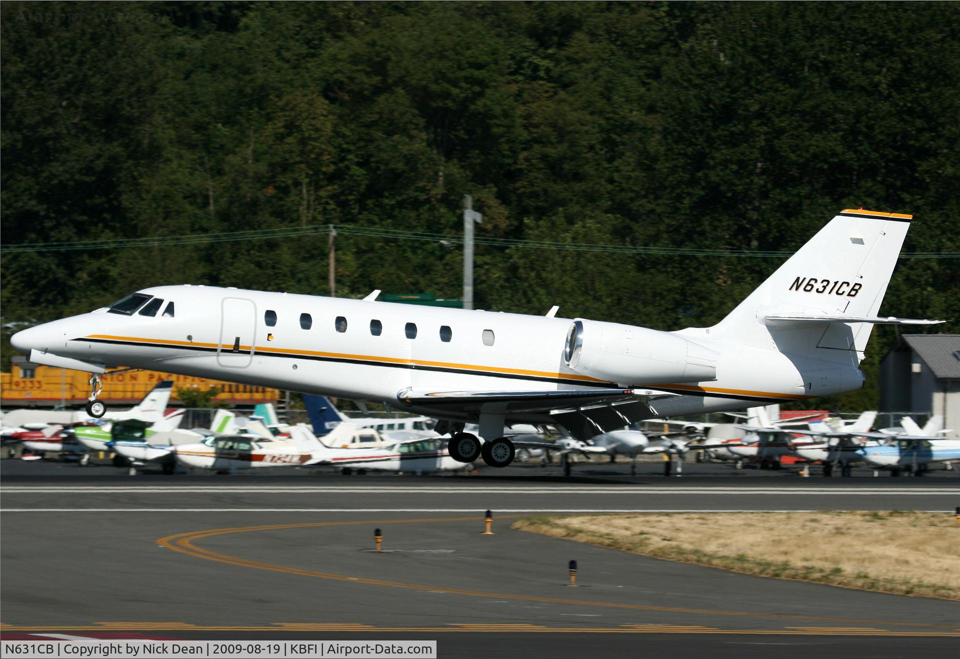 N631CB, 2008 Cessna 680 Citation Sovereign C/N 680-0227, KBFI