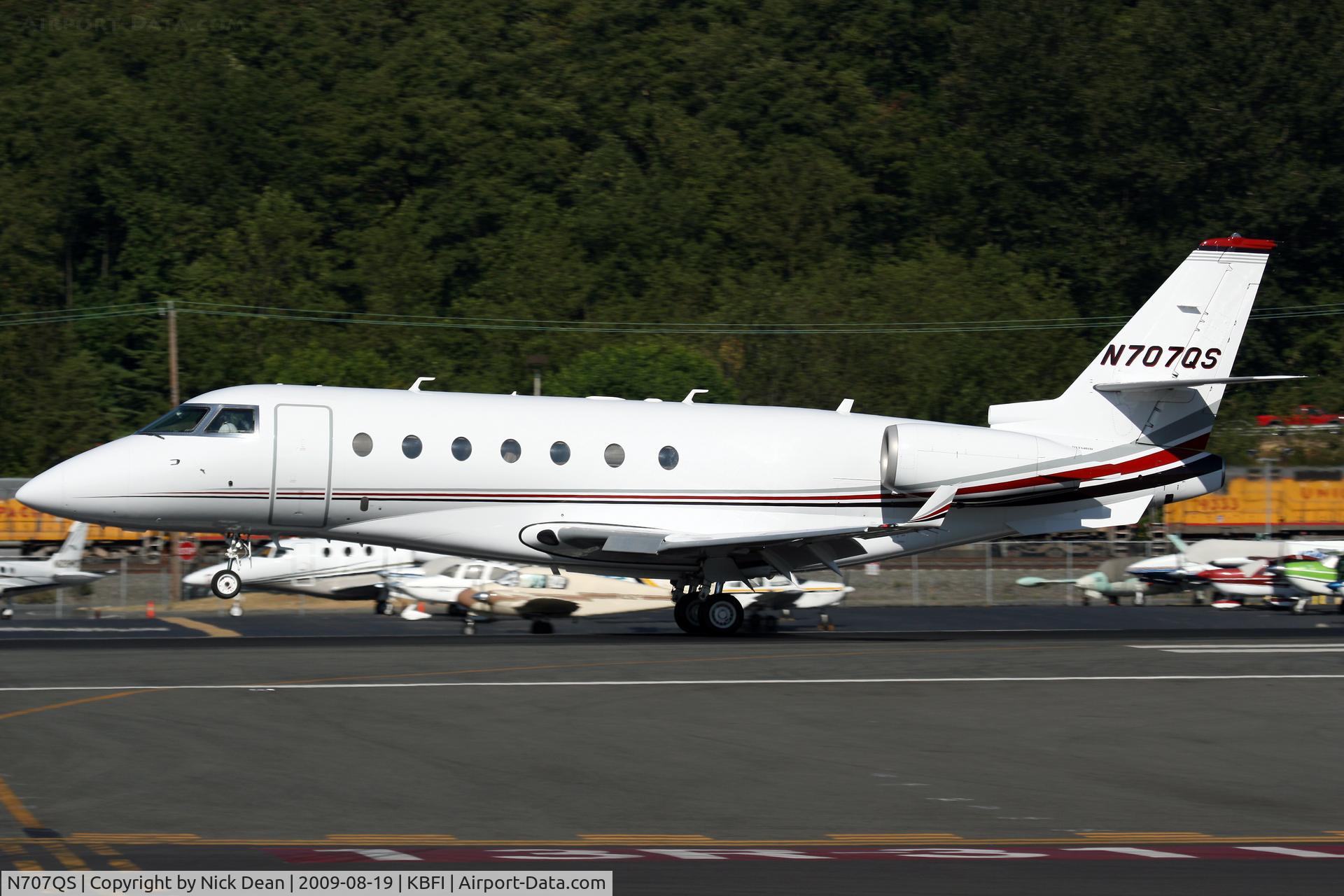 N707QS, 2002 Israel Aircraft Industries Gulfstream 200 C/N 066, KBFI