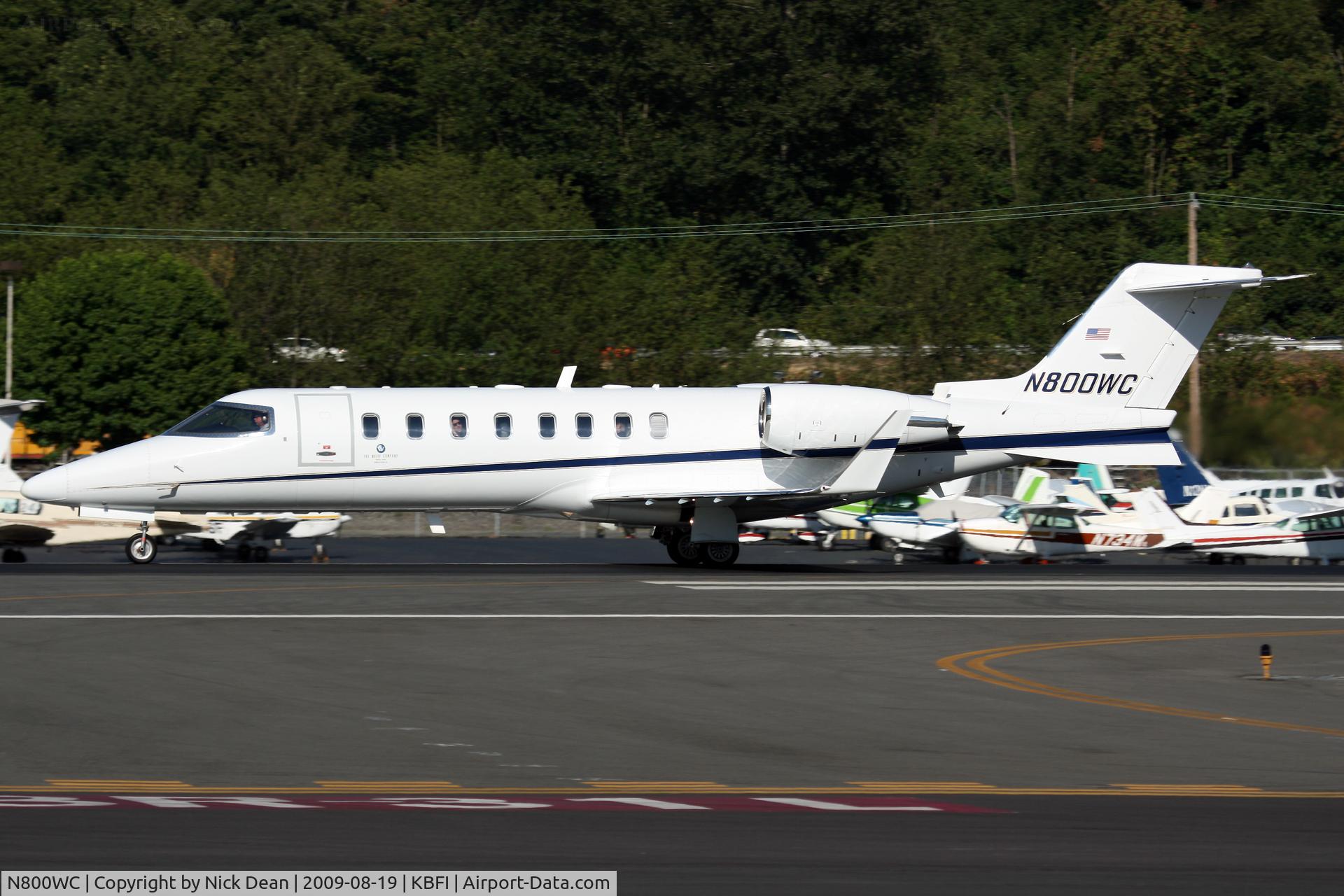 N800WC, 2000 Learjet 45 C/N 094, KBFI