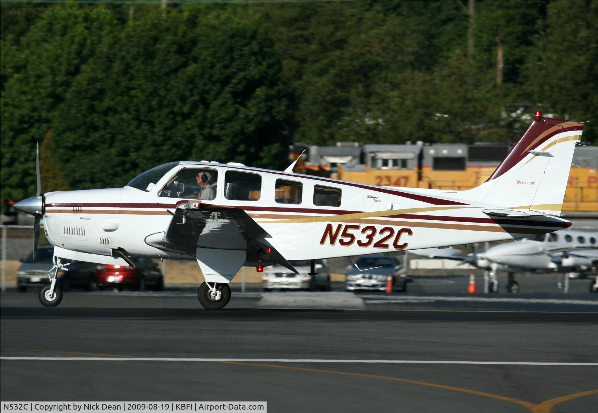 N532C, 2002 Raytheon Aircraft Company B36TC Bonanza C/N EA-691, KBFI