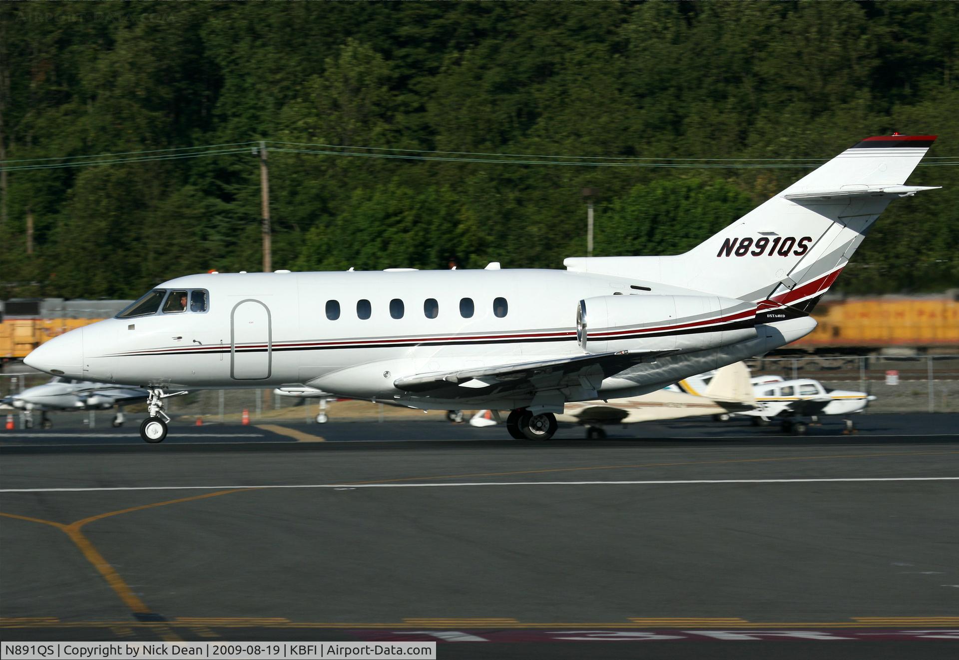 N891QS, 2006 Raytheon Hawker 800XP C/N 258788, KBFI